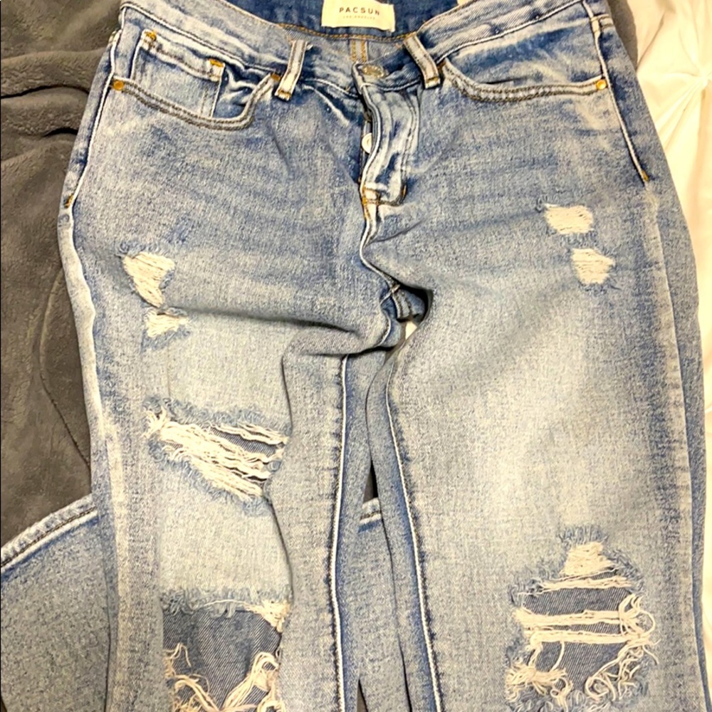 Pacsun Los Angeles Ripped BF Jeans